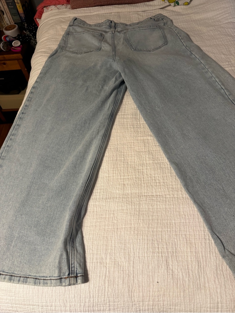 Celebrity Pink Juniors SIZE 15/32 Low Rise Wide Leg Double Waist Jeans Boho - Picture 9 of 16